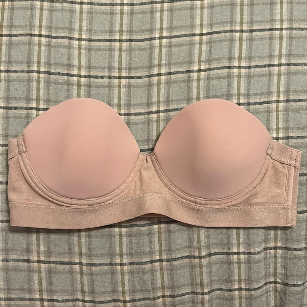 Nearly new Pepper bra - strapless, beige, 34A
